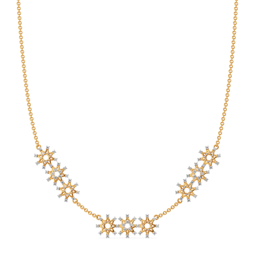 Mesh and Mingle Diamond Necklaces