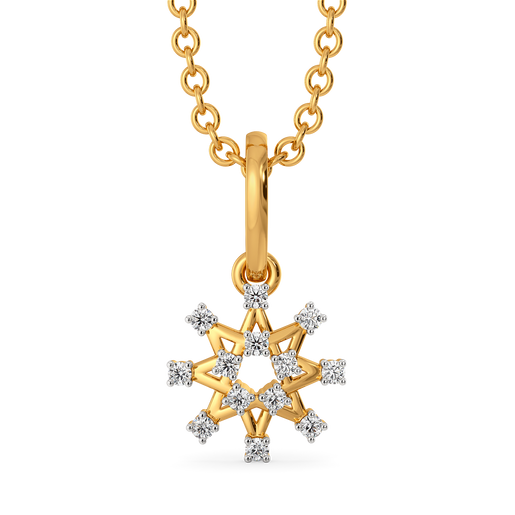 Mesh and Mingle Diamond Pendants