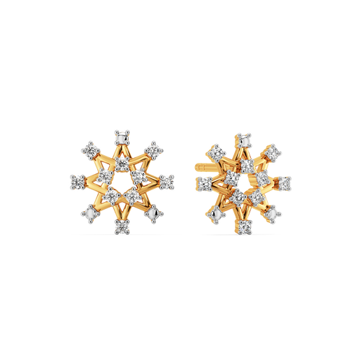 Mesh and Mingle Diamond Earrings