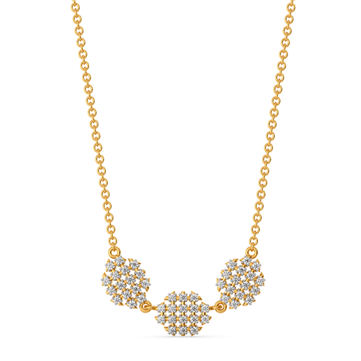 Mesh Vibes Only  Diamond Necklaces