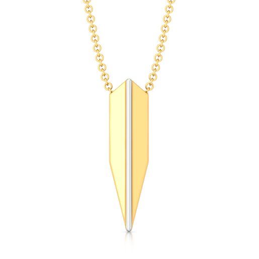 Polygon Shield Gold Pendants