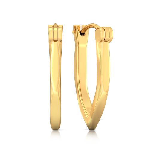 Cool Currents Gold Earrings