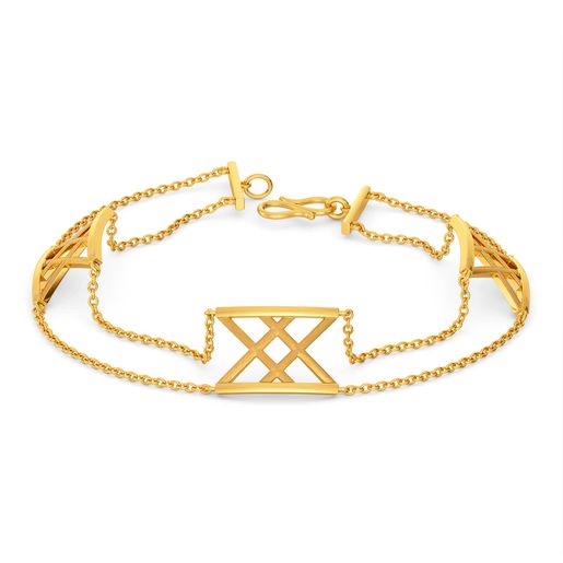 Triple X Gold Bracelets