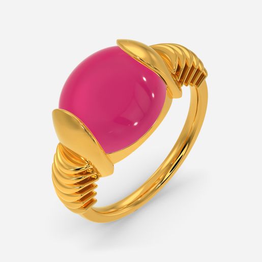 Pink Cosmos Gemstone Rings