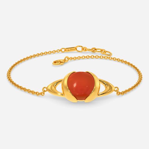 Orange Delight Gemstone Bracelets