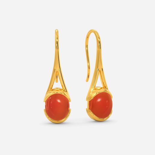 Orange Delight Gemstone Earrings