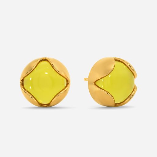 Yellow Mellow Gemstone Earrings