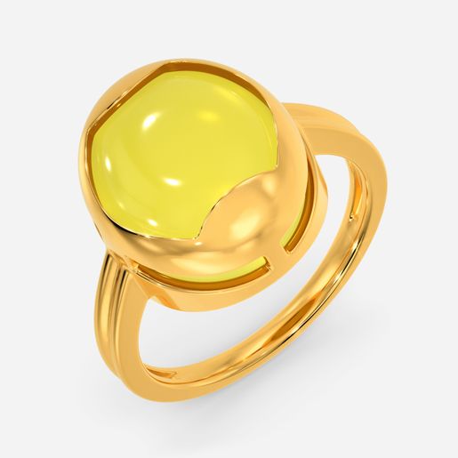 Yellow Mellow Gemstone Rings
