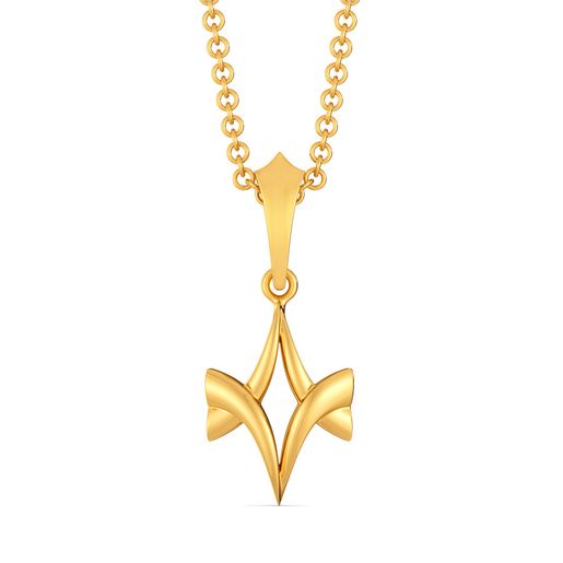 Boldly Feminine Gold Pendants