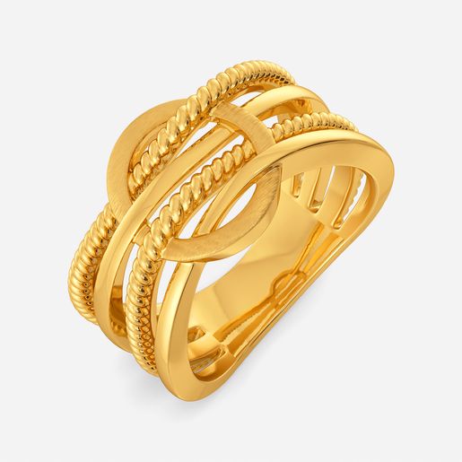 Rope Reclaim Gold Rings