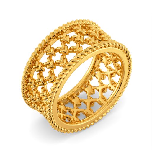 Parade O Braid Gold Rings