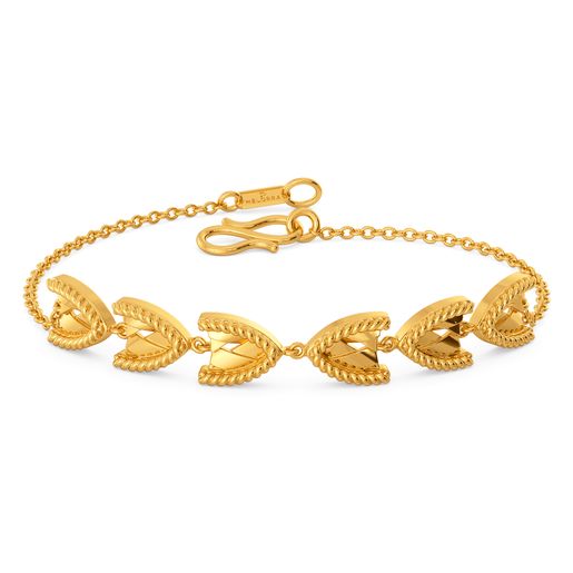 Spin A Weave Gold Bracelets