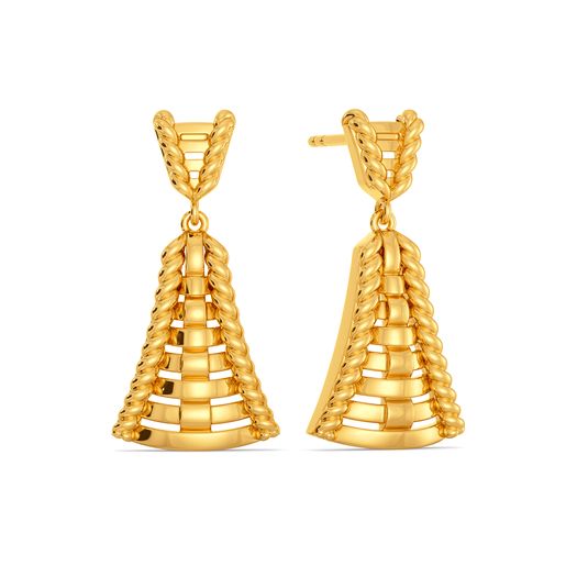 Twill N Chill Gold Earrings