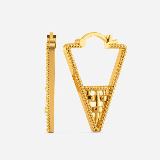 Twill N Chill Gold Earrings