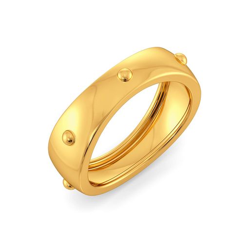Belts N Buckles Gold Rings