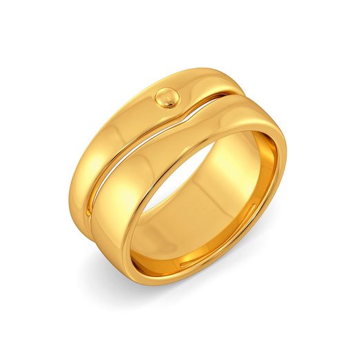 Safari Sleek Gold Rings