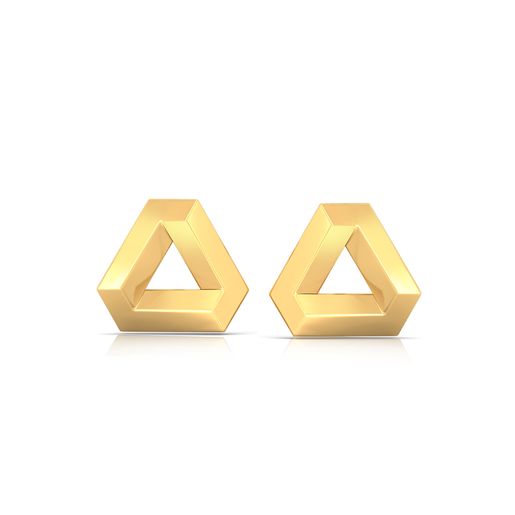 Binary Beauties Gold Earrings