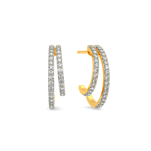 In a Minimal Mood Diamond Earrings