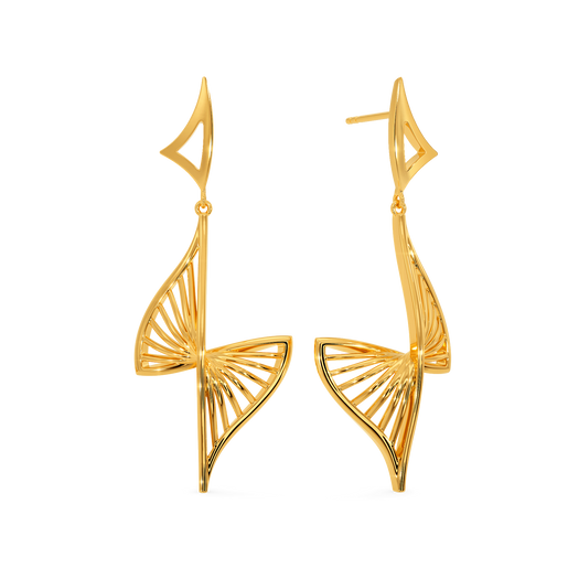 Art N Motion Gold Earrings