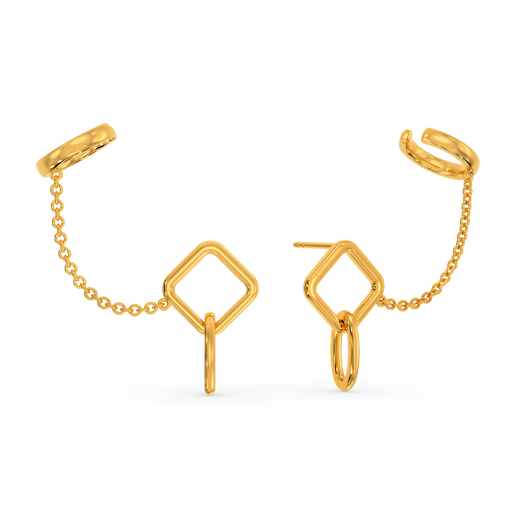 Dance Away Gold Earrings