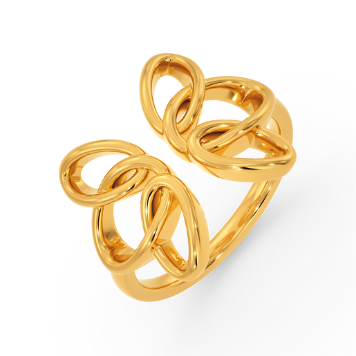 Butterfly Effect Gold Rings