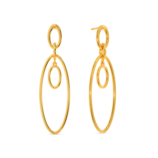 Sway Away Gold Earrings