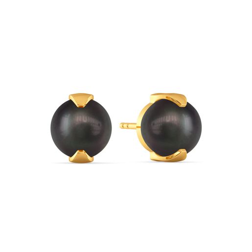 Effortlessly Ebony Gemstone Earrings