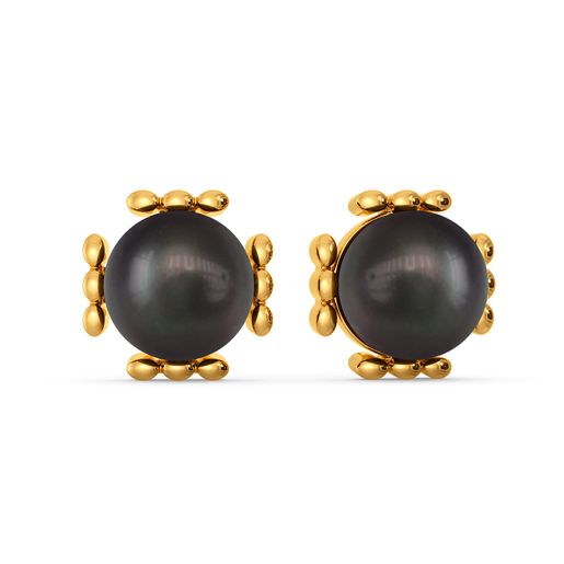 All Over Black Gemstone Earrings