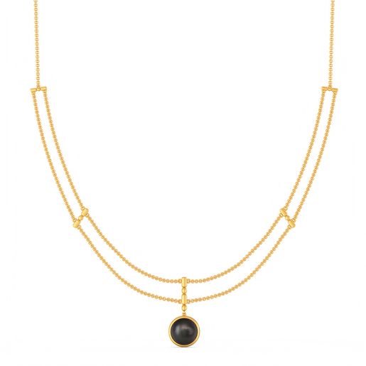 Dark Drapes Gemstone Necklaces