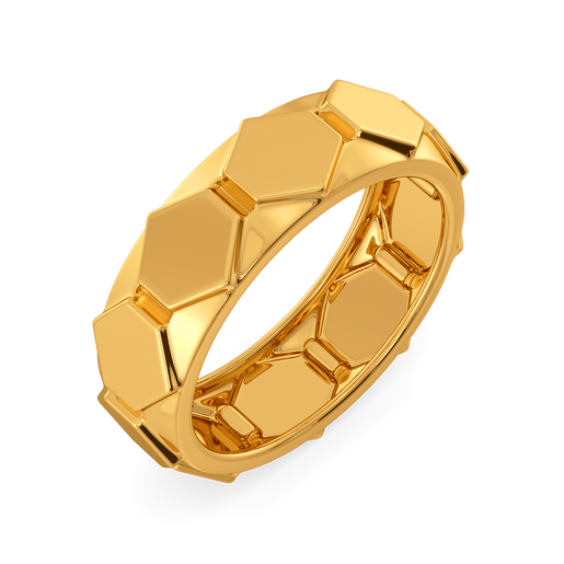 Signature Move Gold Rings For Men