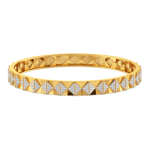 Polished Move Diamond Bangles For Men