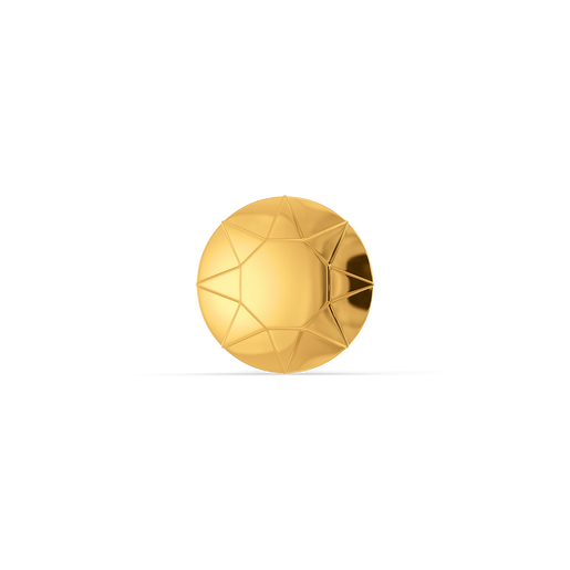 Power Pause Gold Earrings For Men
