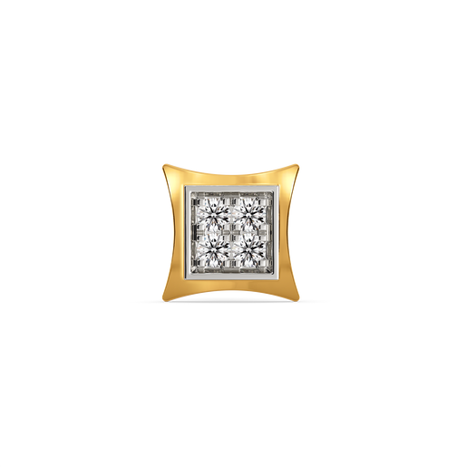 Statement in Stillness Diamond Earrings For Men