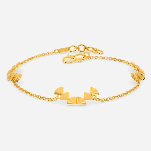Rugged Cuts Gold Bracelets