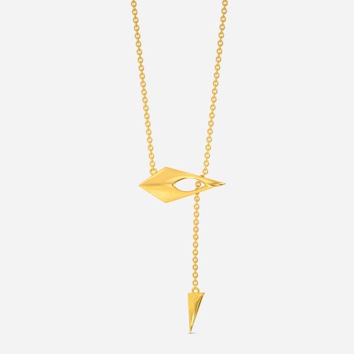 Sleek Camo Gold Necklaces