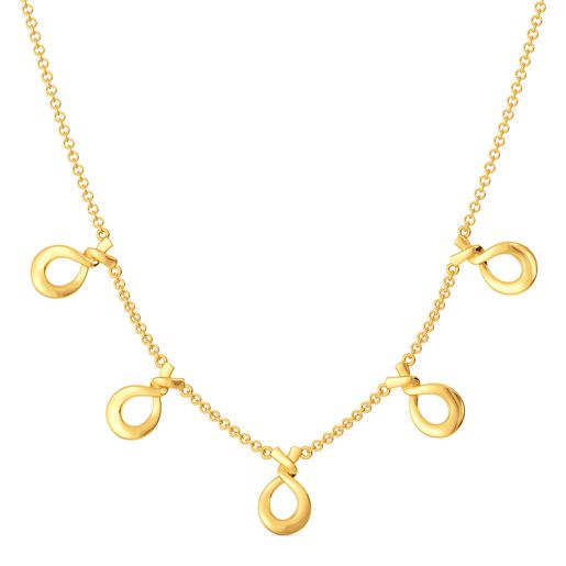 Skill O Short Gold Necklaces