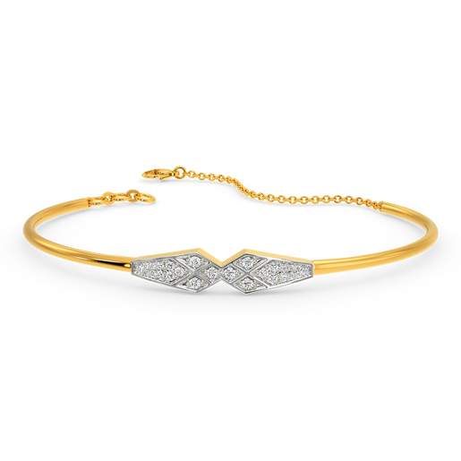 Tie Melange Diamond Bangles