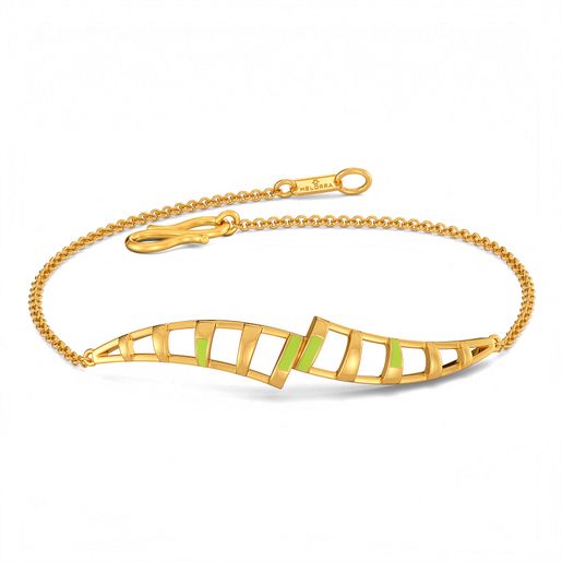 Lime N Licious Gold Bracelets