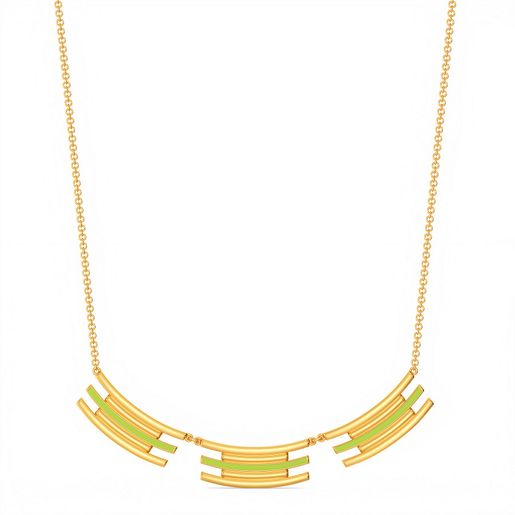 Neon or Nothing Gold Necklaces