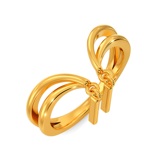 Fringe Tint Gold Rings