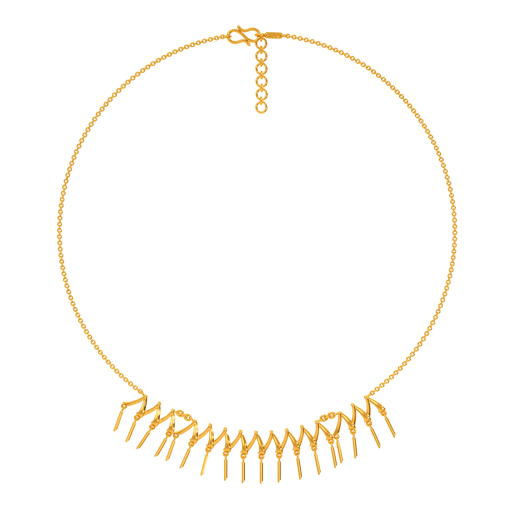 Fringe Tint Gold Necklaces