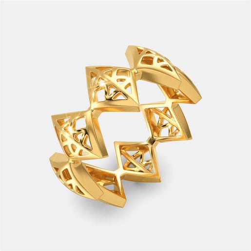 Net Connections Gold Rings