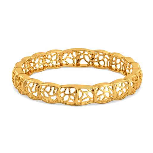 Nothing But Net Gold Bangles