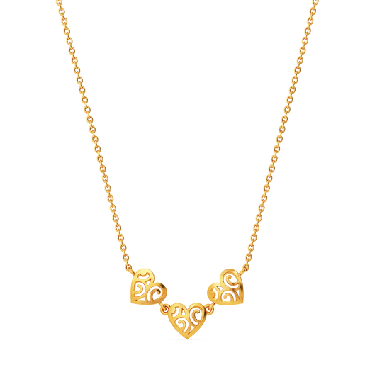 Heart Me Up Gold Necklaces