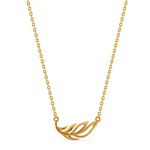 Leafy Dream Gold Necklaces