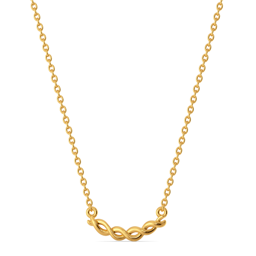 Twined Gold Necklaces
