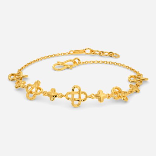 A Chill Pill Gold Bracelets