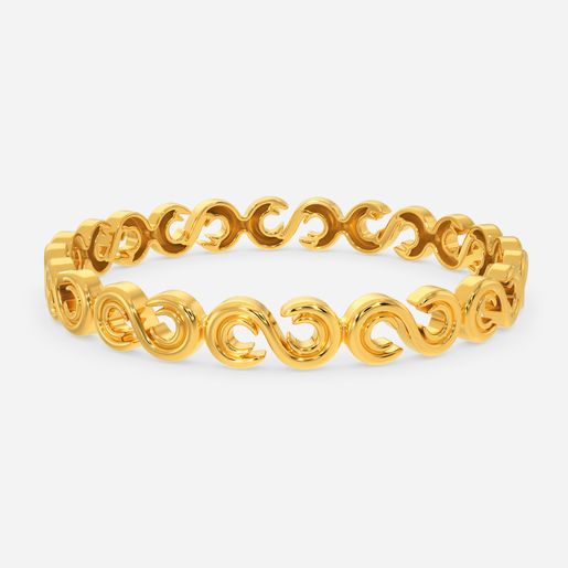 Clued to Loop Gold Bangles