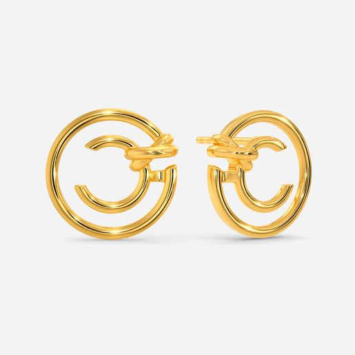 Pixie Penchants Gold Earrings