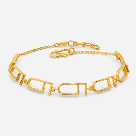 90s All The Time Gold Bracelets